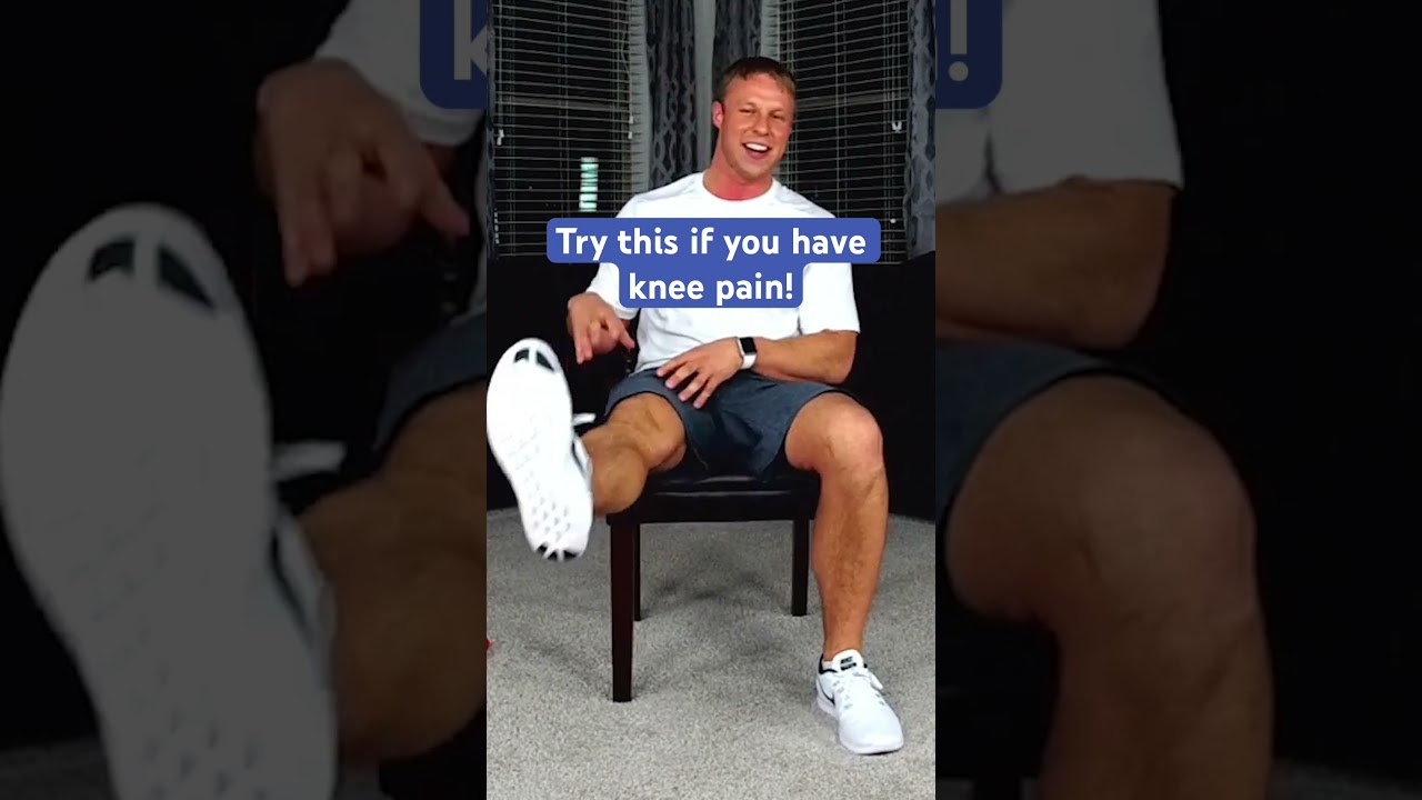 Try this one exercise if you have knee pain! #seniorfitness #seniorstrength