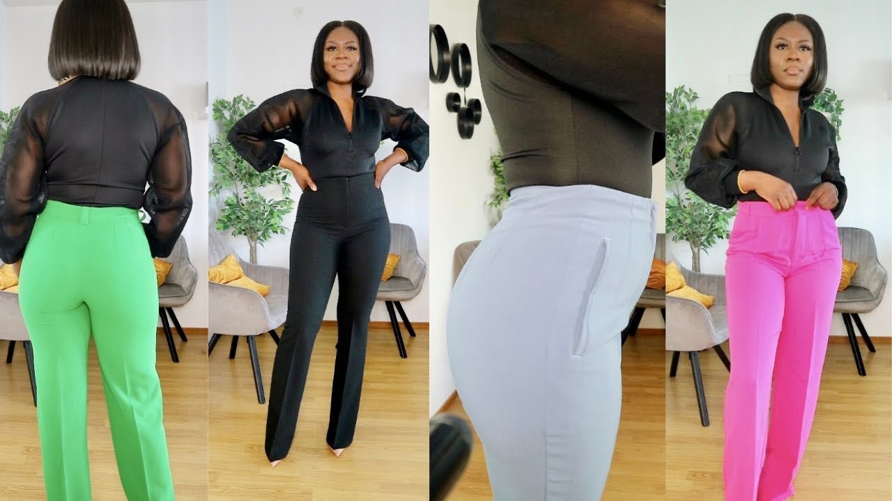 BEST ZARA PANTS FOR BIGGER BUMPS AND FUPA. #zarahaul #zarafashion