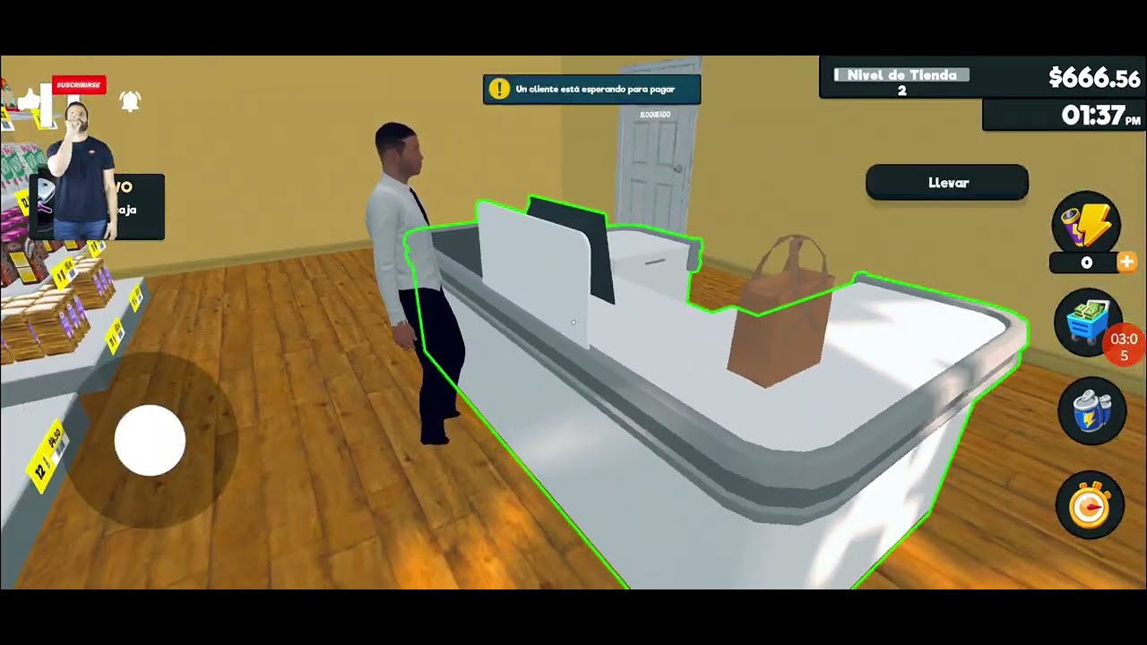 Supermarket Manager Simulator. GAMEPLAY. #shortsvideo #fyp #gaming#juegos.