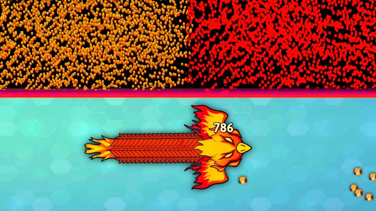 SNAKE IO🐍 PHOENIX SKIN V/S 1000 OGGY V/S OUTLINE FOOD EVENT EPIC SNAKE IO 🐍 BEST / FUNNY GAMEPLAY!