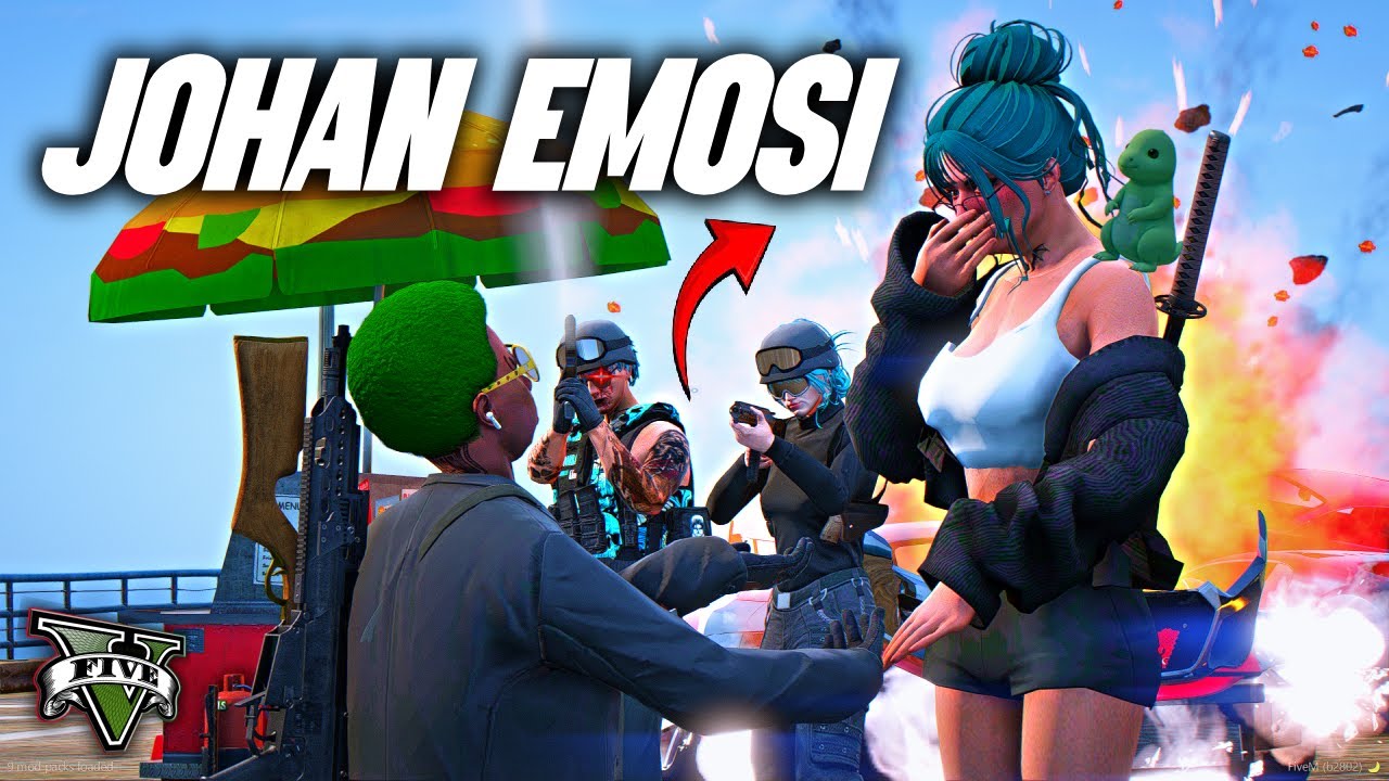 ELPACE PACARIN AYIN !! JOHAN KAMEK DAN ALANA AUTO MODE SETAN - GTA 5 ROLEPLAY
