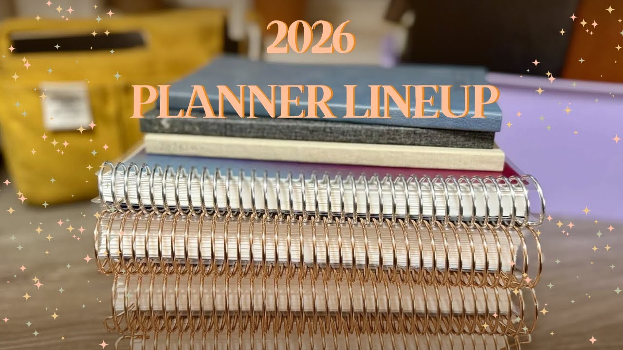 2026 Planner Lineup┃2 Year YouTube Anniversary┃Rough Draft Challenge Reflections 