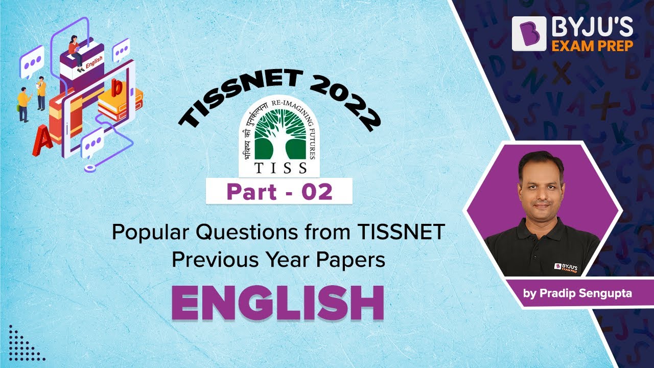 TISSNET 2023 | Popular Questions from TISSNET Previous Year Question Paper English | Part 2 | BYJU'S