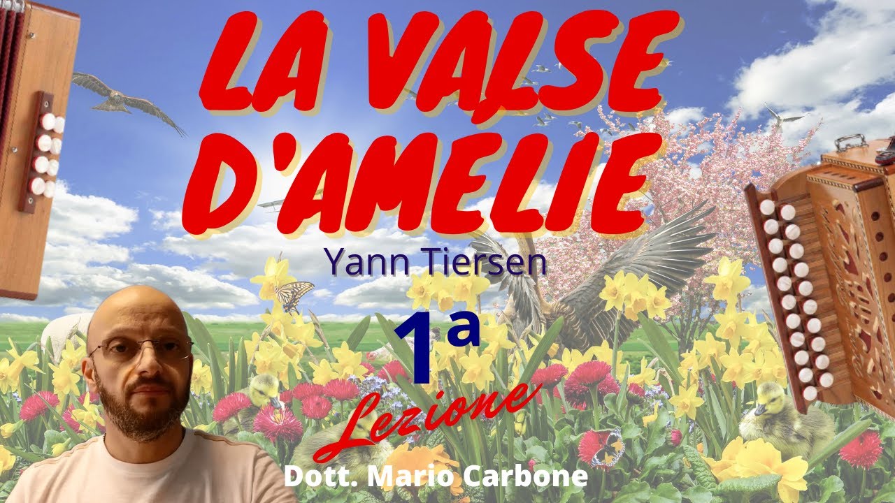 1a Lezione - LA VALSE D'AMÉLIE - Yann Tiersen -  Accordion - 8 bassi - Amélie Amelie