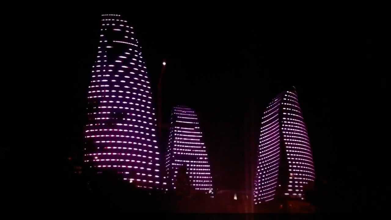 Flame towers LED illumination