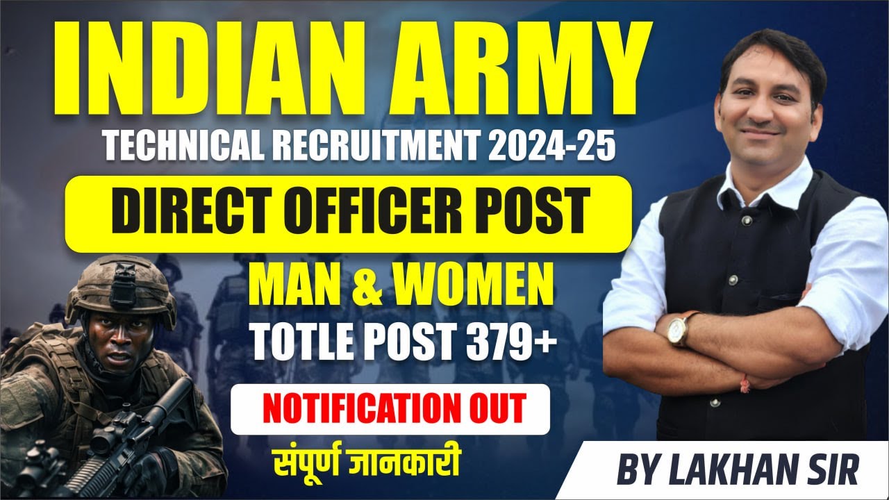 Army SSC Tech Entry 2025 | Age, Qualification, Selection process | army ssc technical apply online