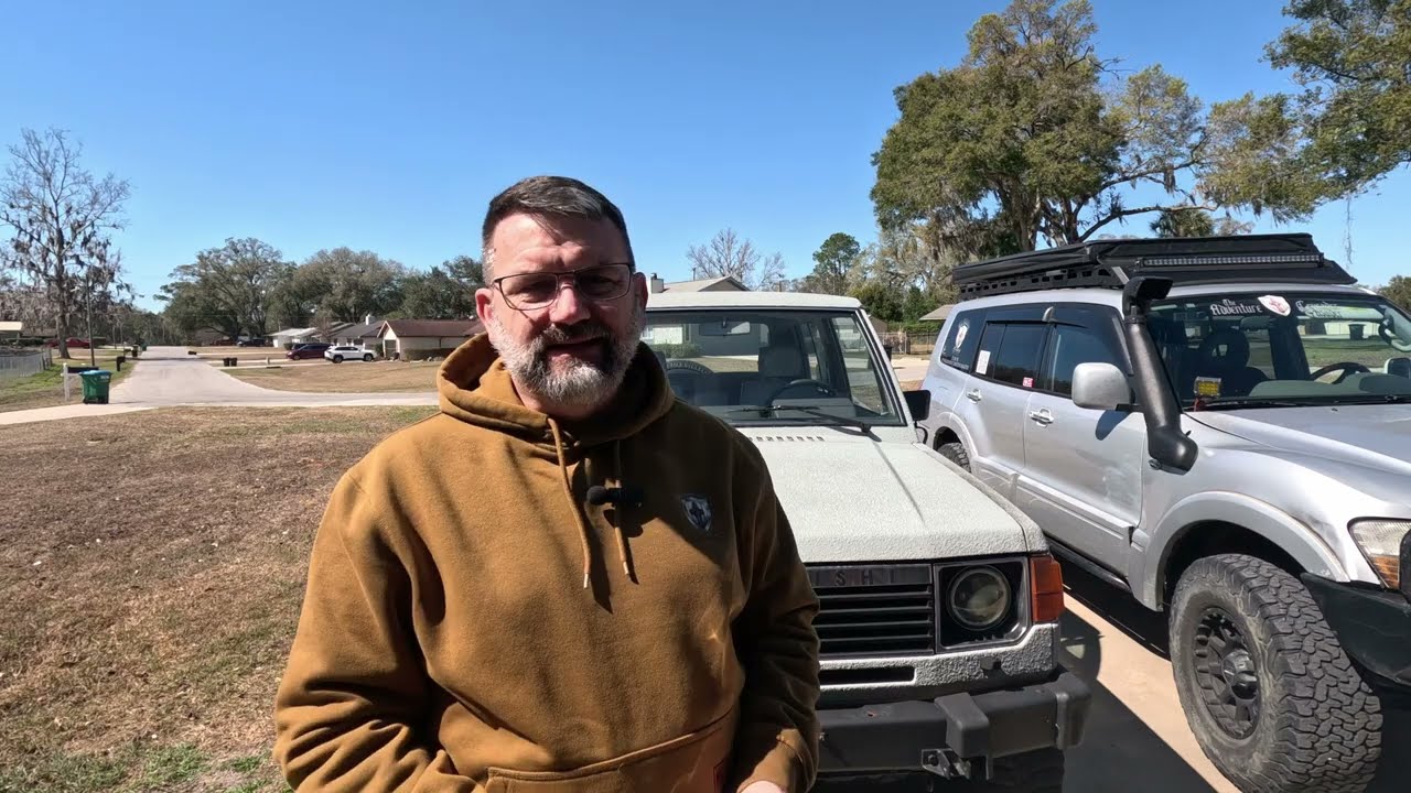 1987 MITSUBISHI MONTERO GEN 1 ENGINE GUARD INSTALL #floridamitsubishi4x4 #engineguard #monterogen1