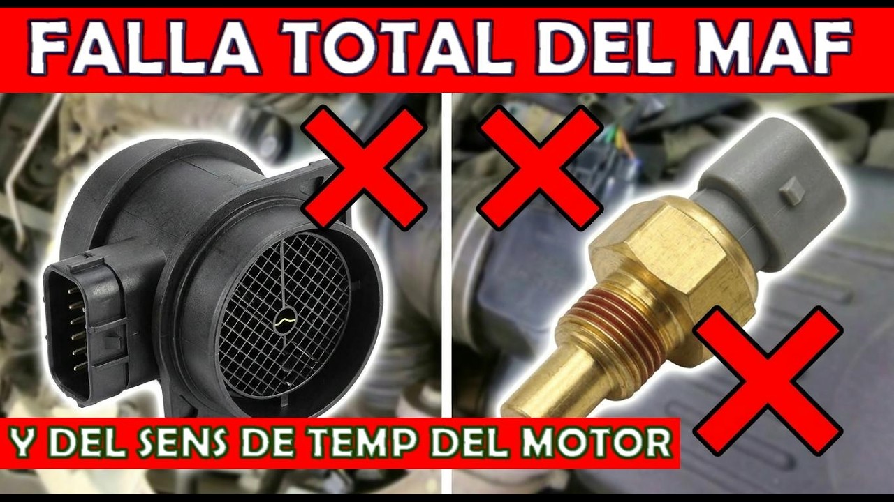 Se apaga el auto cuando falla el sensor MAF o el ECT❓