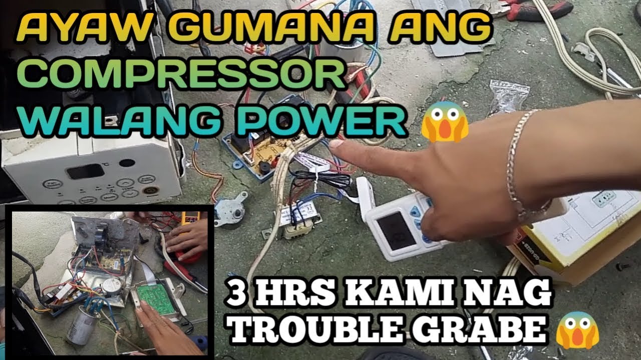 TROUBLESHOOT NA NAKAKABALIW , ( TROUBLESHOOT AIRCON WINDOW TYPE )
