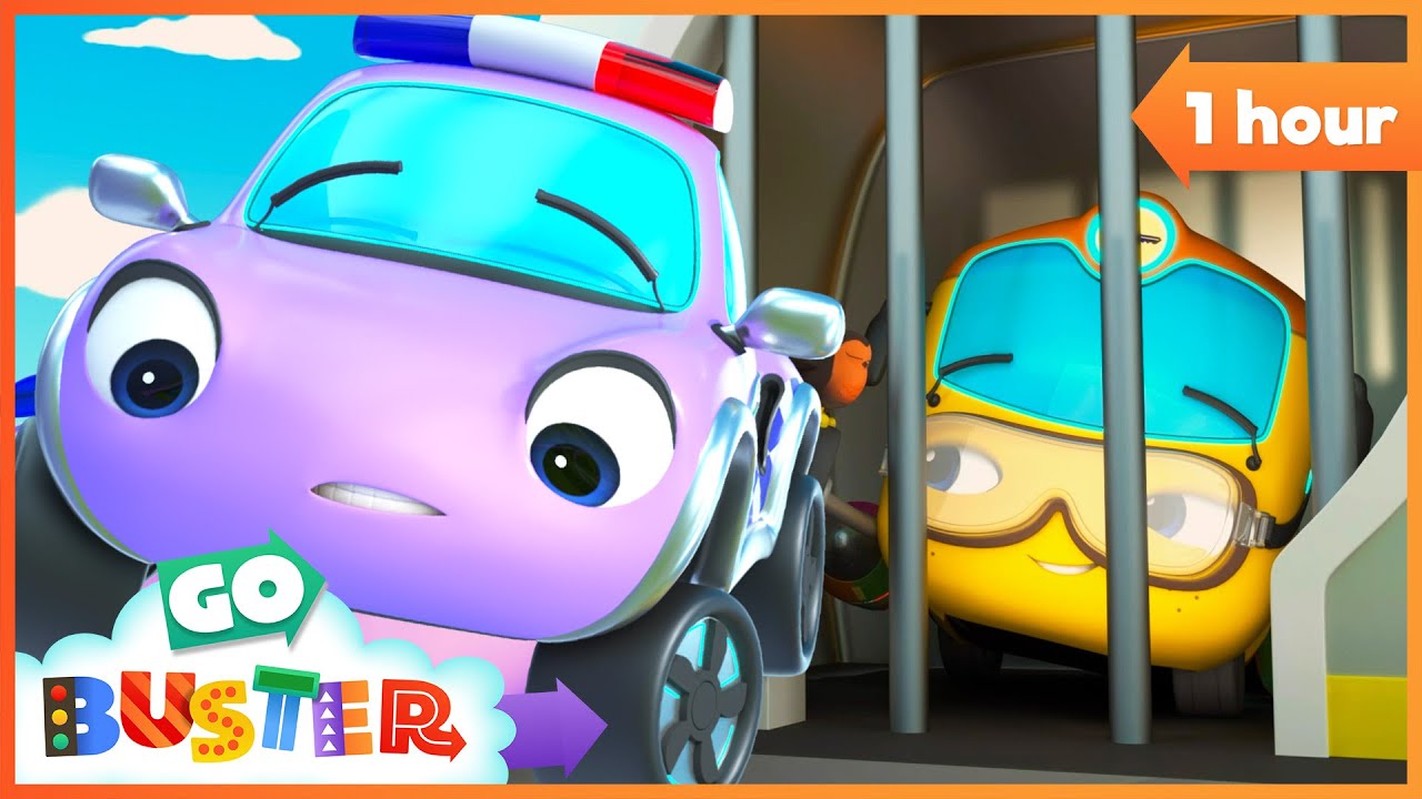Locked in Jail! 🚀 Buster&rsquo;s Rocket Ride Gone Wrong! | Go Buster - Bus Cartoons & Kids Stories
