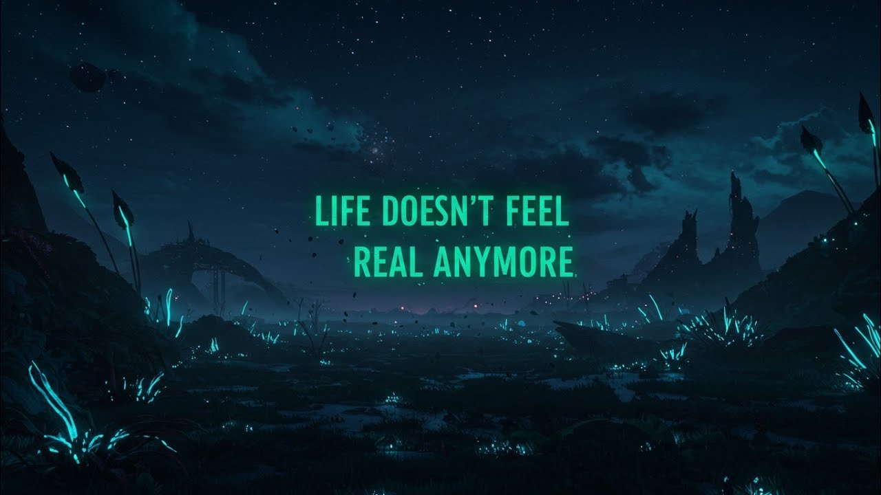 Life doesn't feel real anymore 