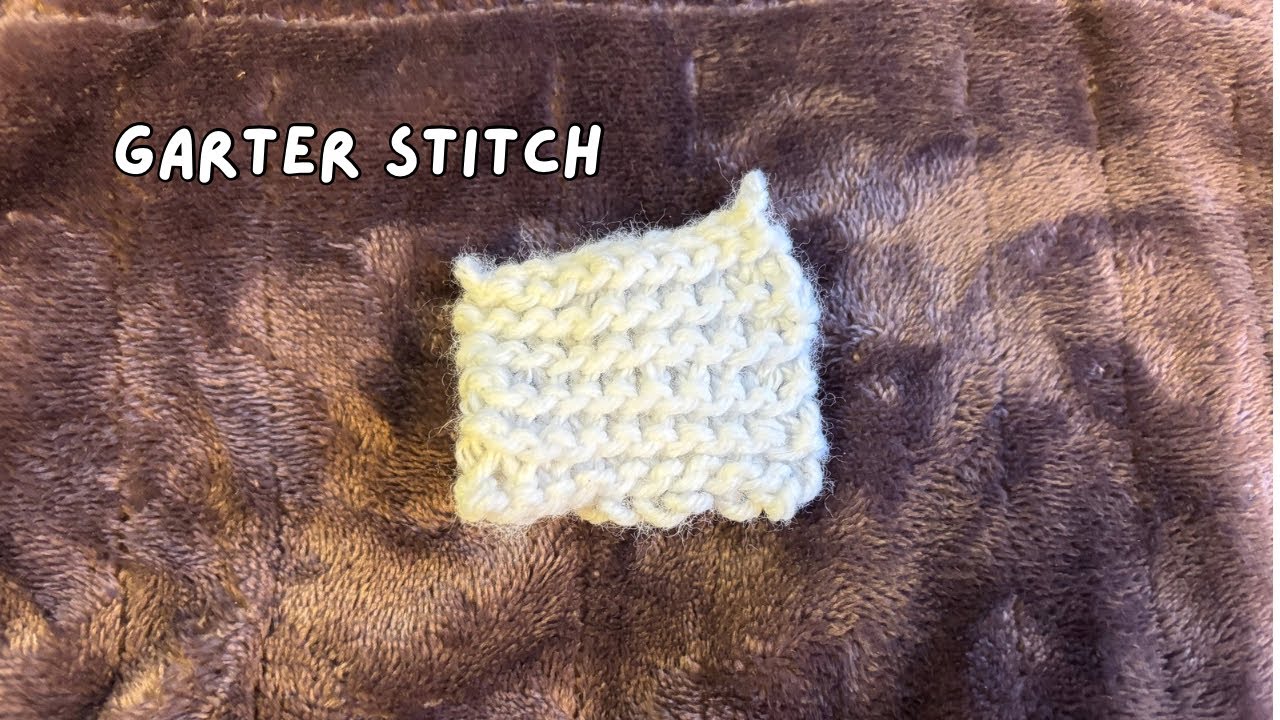 Garter Stitch /// Knit Stitch Catalog 04