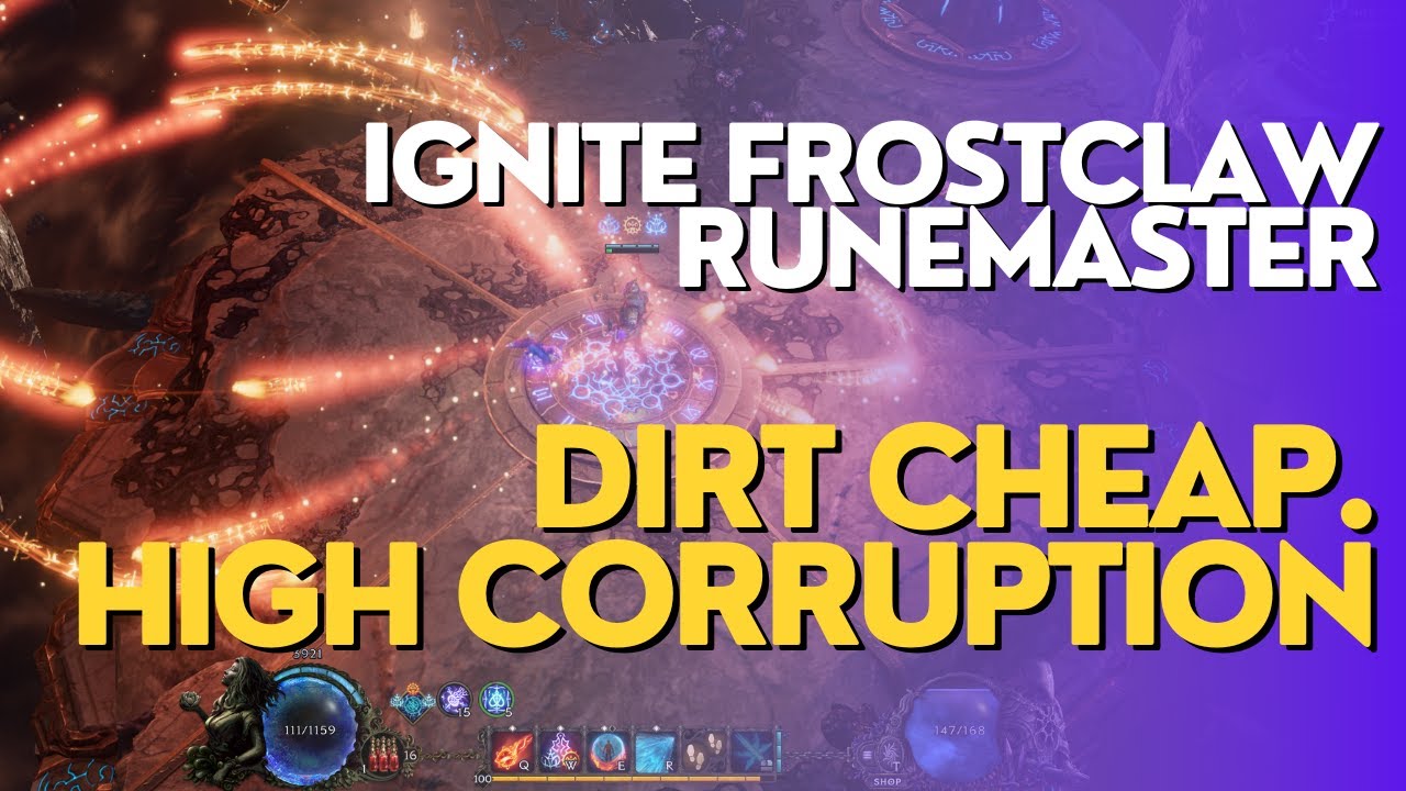 CHEAP - Ignite Frostclaw Runemaster - Breeze up to high corruption