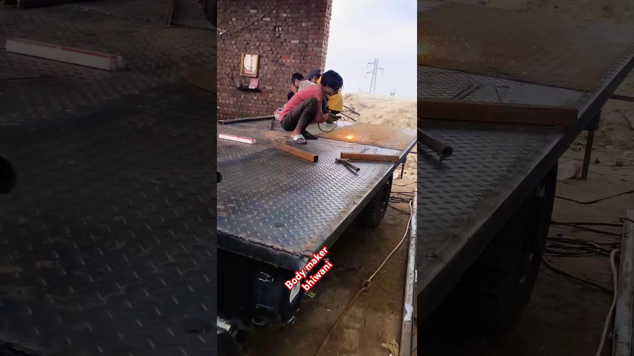 container kese bnta h dekhiye | tata truck body | pickup body| bolero pickup modified#viral #pickup