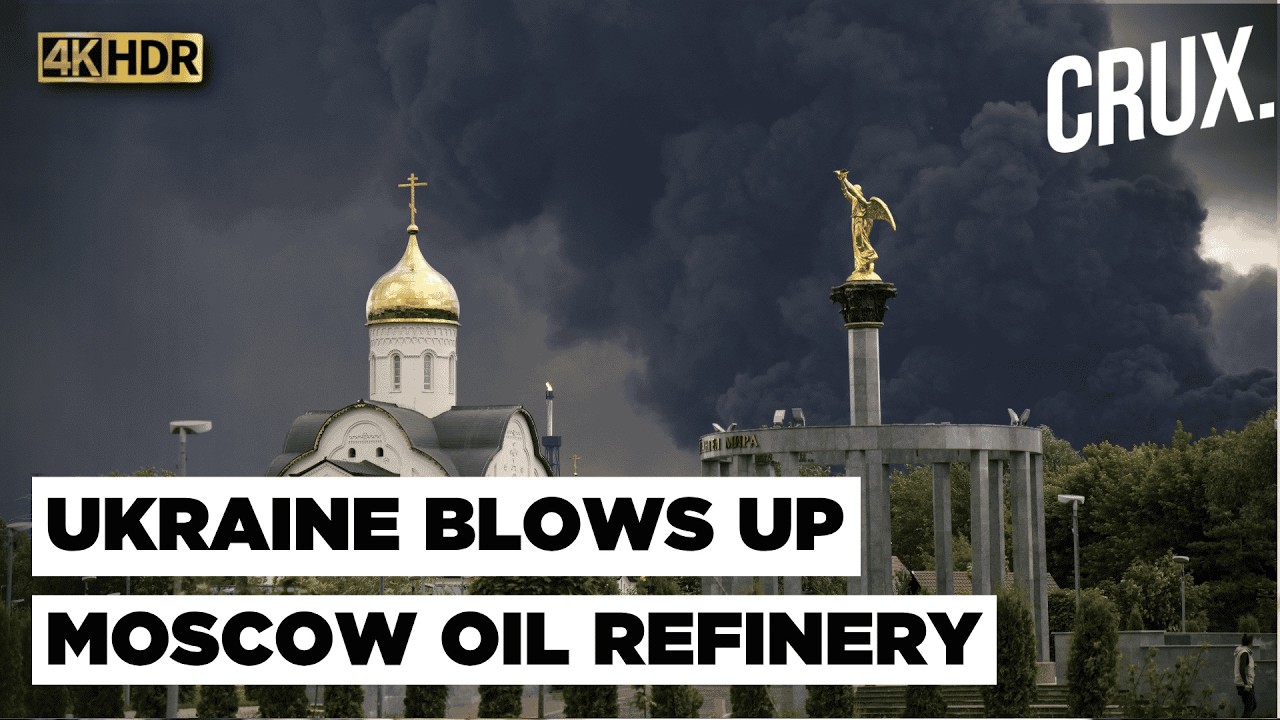 On Camera: Ukraine Drones Hit Oil Refinery And Residential Building In Moscow, Triggering Explosions