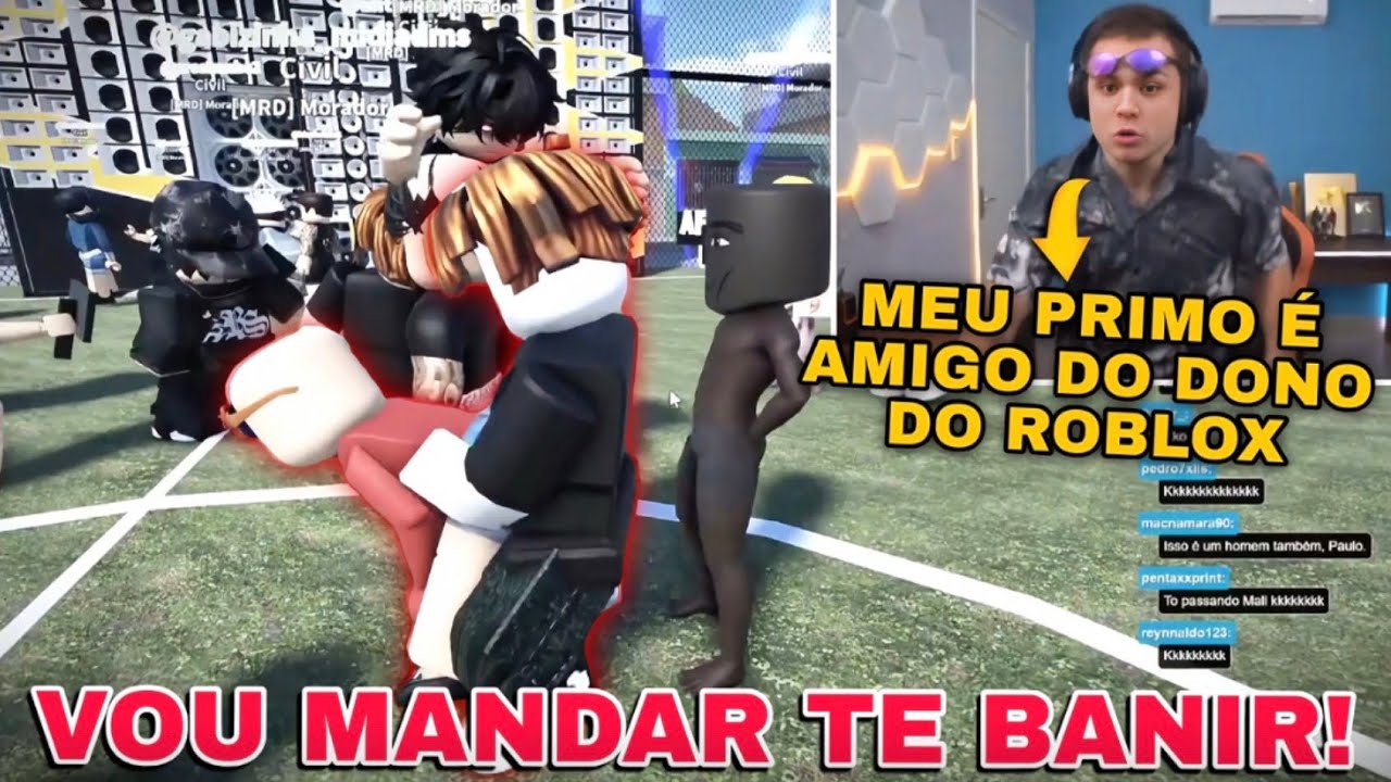 PAULINHO O LOKO FOI CURTIR UM BAILE NO ROBLOX E SE ESTRESSOU COM A CRIANÇADA