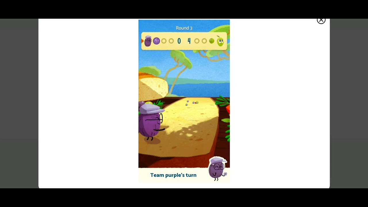 Playing P&eacute;tanque on Google