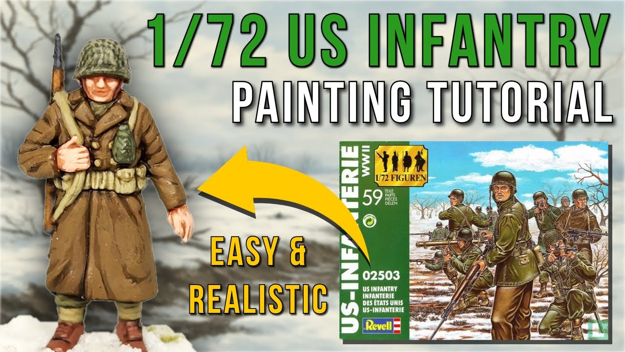 1/72 Revell WW2 US Infantry | Painting Guide | Toy Soldiers