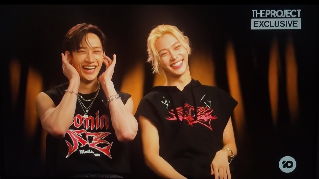 Stray Kids Felix and Bang Chan on The Project 22.10.2024 FULL Interview 🇦🇺