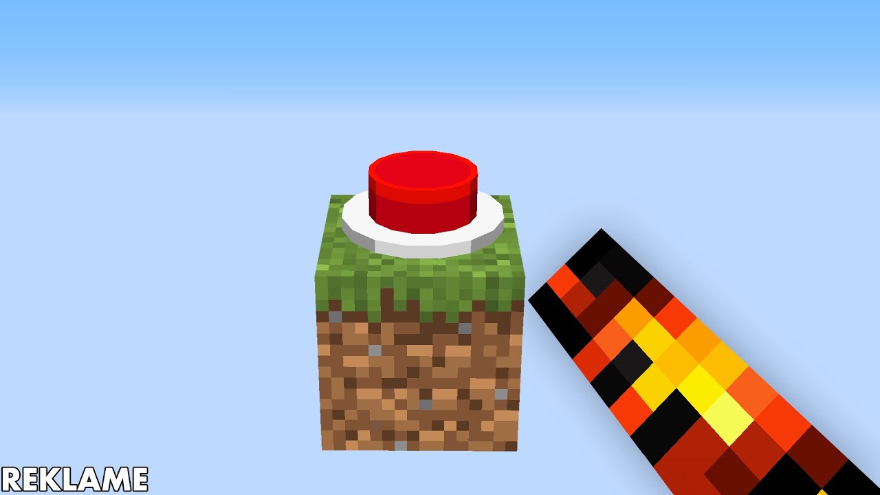 Minecraft, Men Der Er Kun 1 Rød Knap!