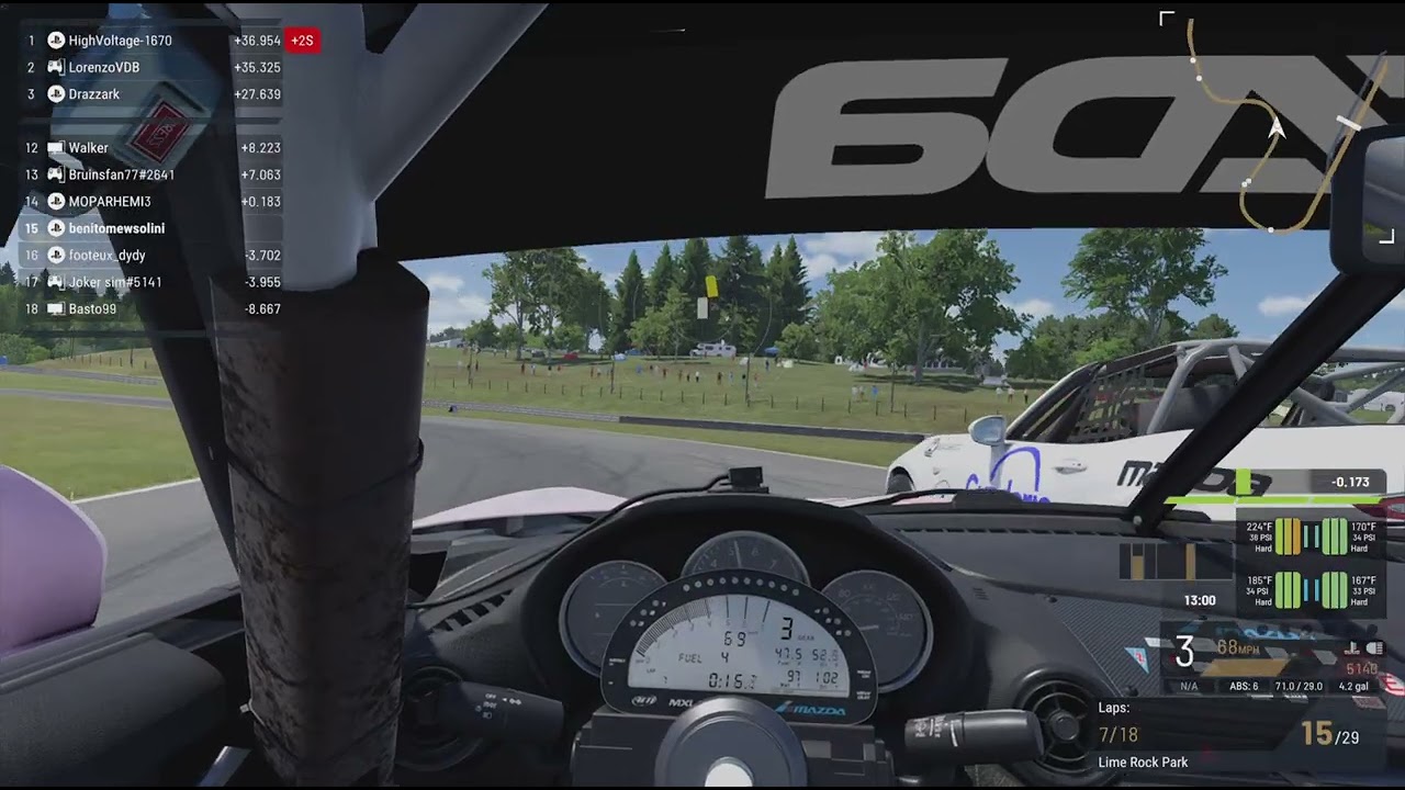 Project Motor Racing lrp Miata ranked