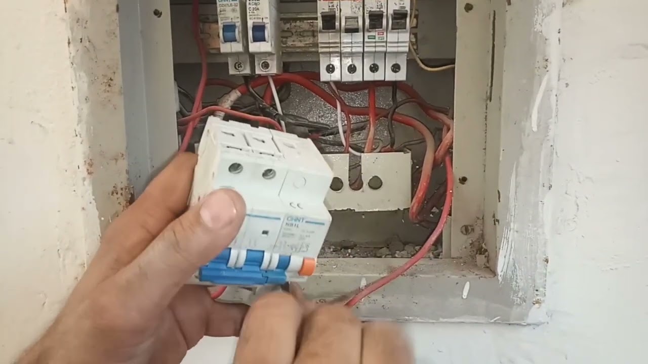 How to change the Earth leakage breaker | working of breaker #breaker #change #youtube #video #viral