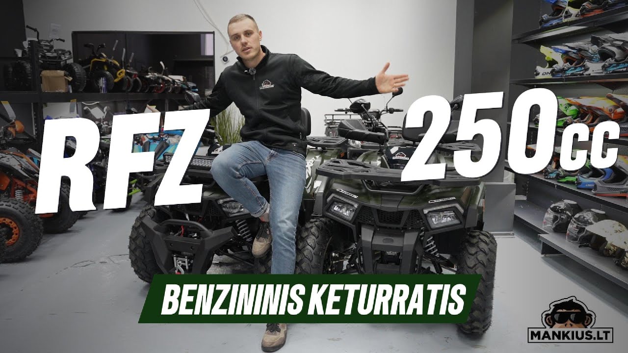 Benzininis Keturratis MONKEY RFZ 250cc www.mankius.lt