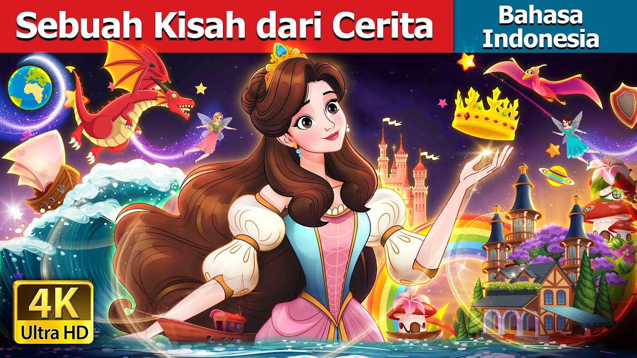 Sebuah Kisah dari Cerita | A Story of Stories in Indonesian | @IndonesianFairyTales