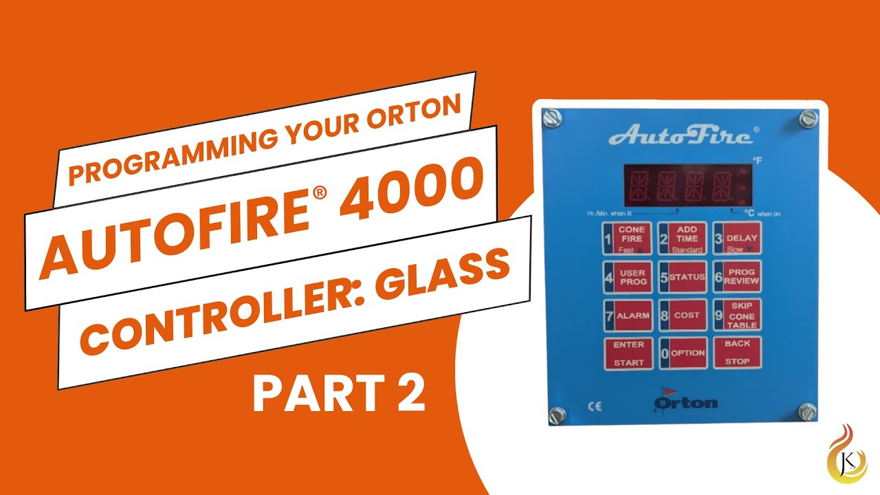 Programming Your Jen-Ken Kiln's Orton AutoFire 4000 Controller: Glass (Part 2)