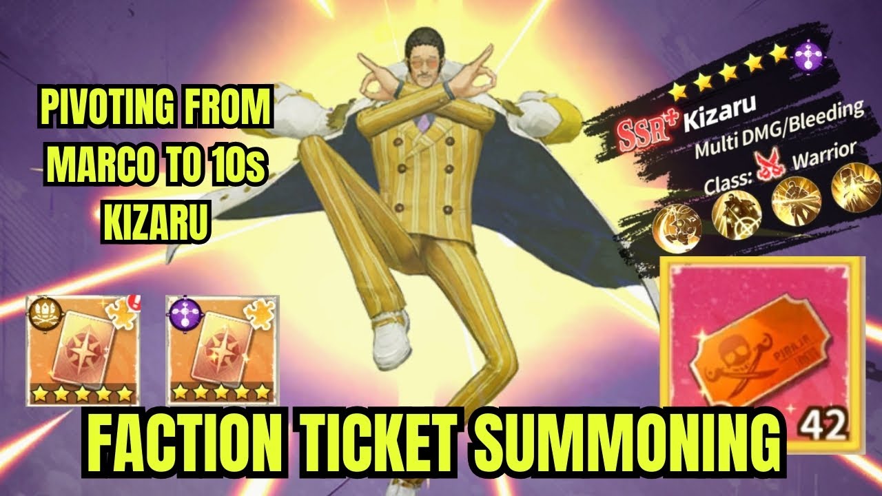 OP: Sailing Kingdom (Faction Ticket Summoning) (From useless pulls to Amazing Ones)