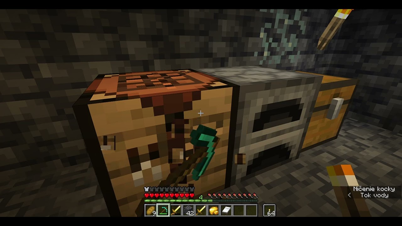 Minecraft môj život v jaskyni 14