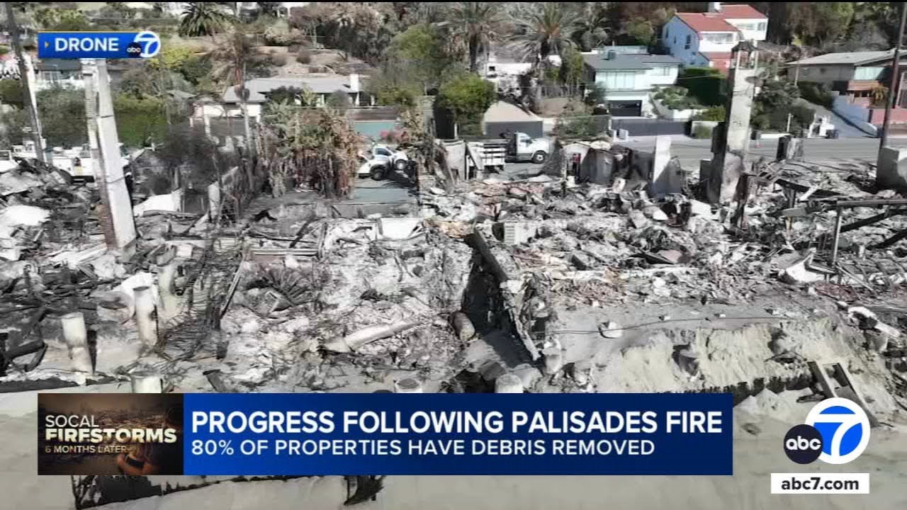 6 months after Eaton and Palisades fires, here's where things stand