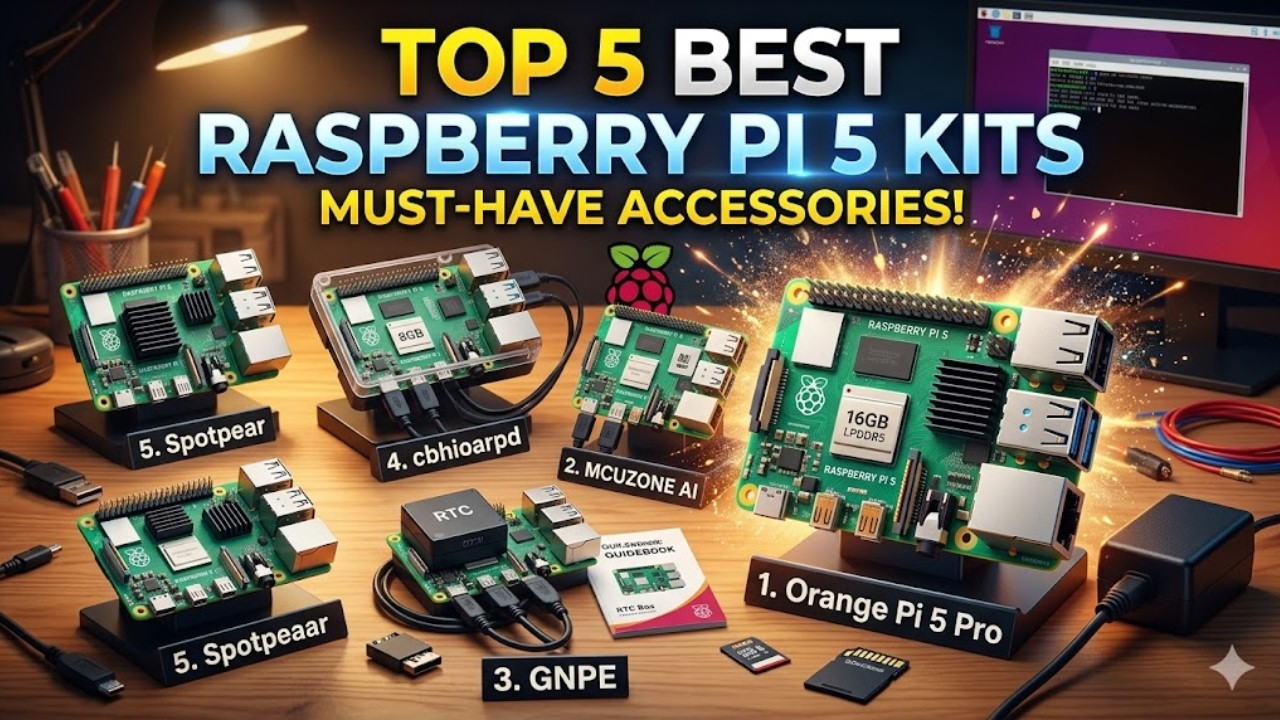 Топ-5 лучших комплектов и аксессуаров для Raspberry Pi 5 в 2026 году 🔥 Полное руководство по наст...