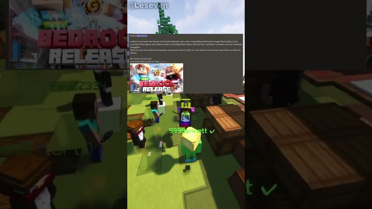 GommeHD.net in der BEDROCK EDITION