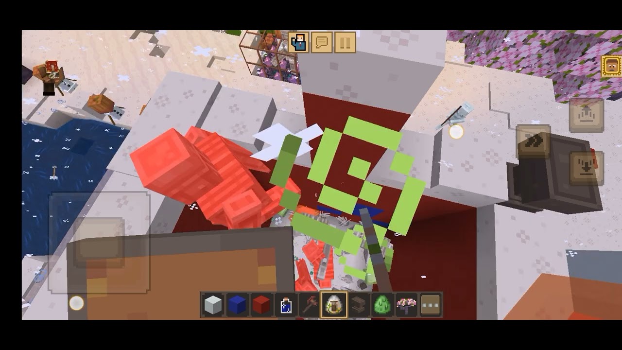 Snow golem iron golem vs slime