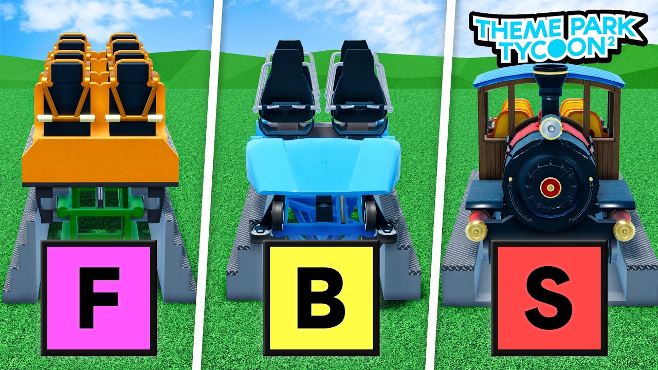 Я оценил ВСЕ американские горки в Theme Park Tycoon 2!