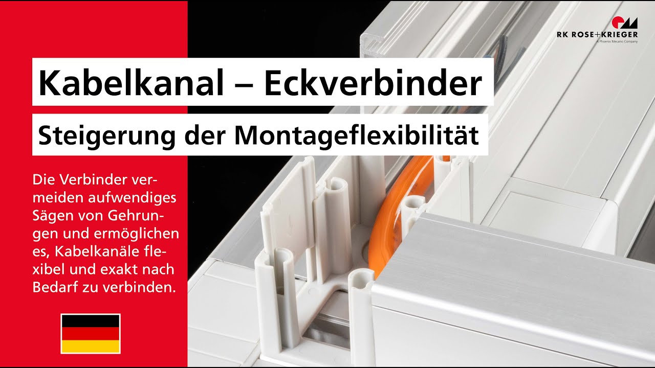 Kabelkanal Eckverbinder | RK Rose+Krieger GmbH