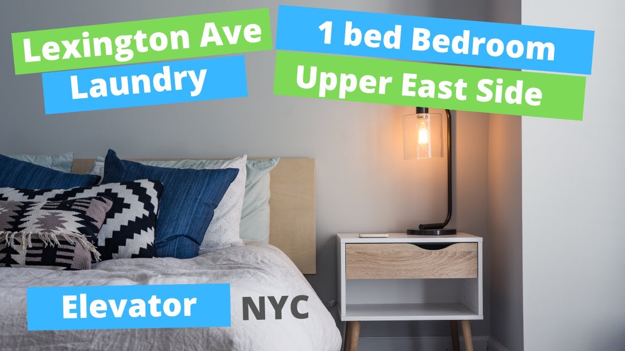 Huge NO FEE 1 bedroom tour in an elevator building with laundry and video intercom off Lexington Ave