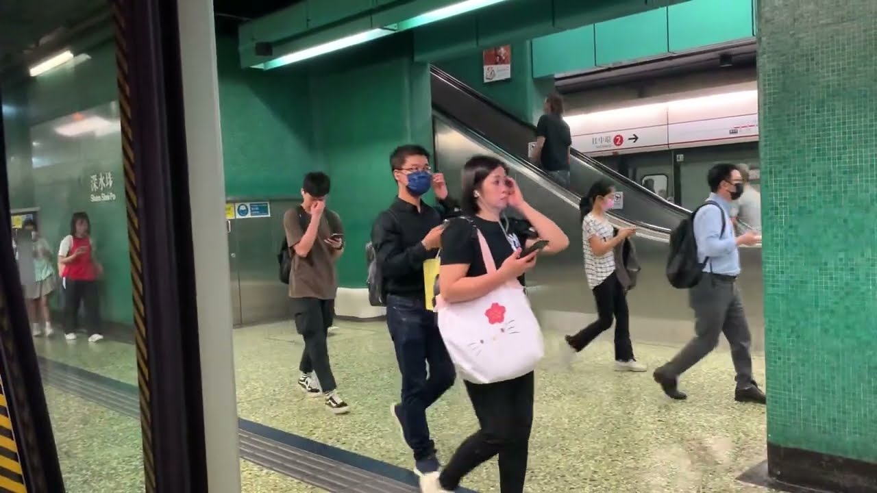 荃灣綫 M-Train A275/A276 (B483) 中環至美孚