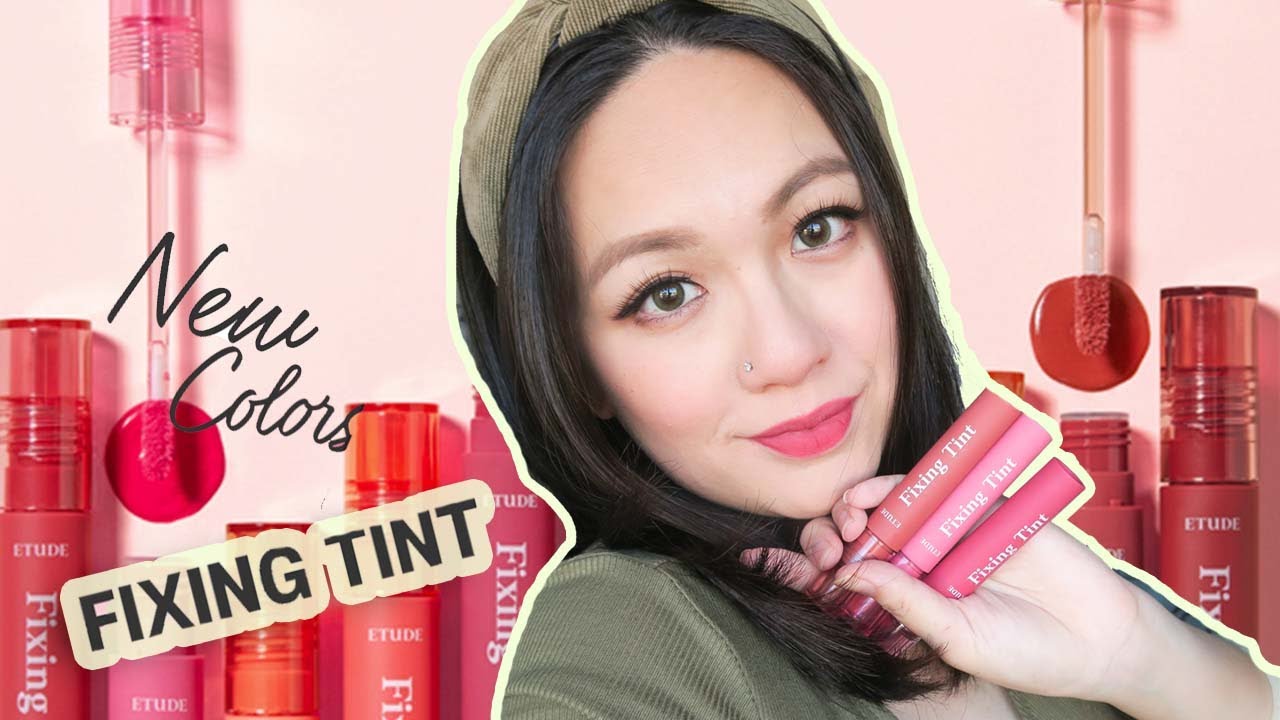 *NEW S/S COLORS* ETUDE HOUSE Fixing Tint Swatches and Review