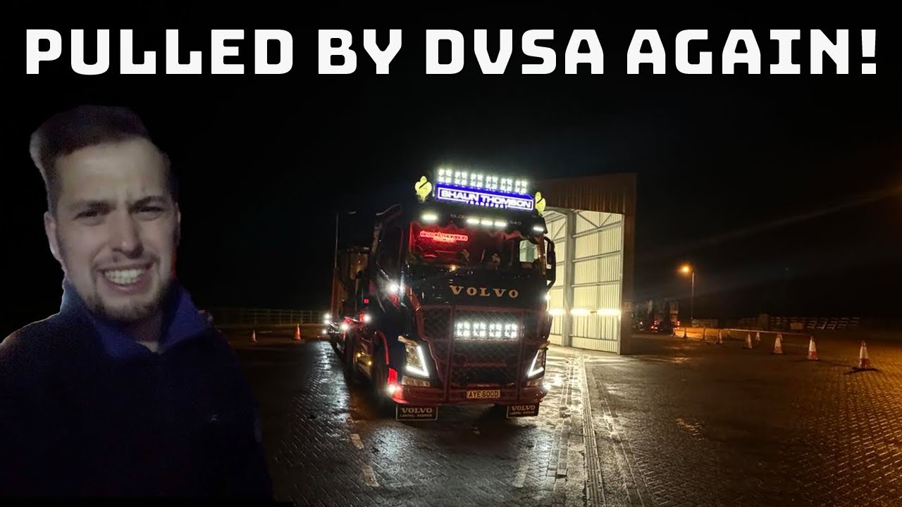 Zatrzymali mnie pracownicy DVSA na nocnej zmianie!