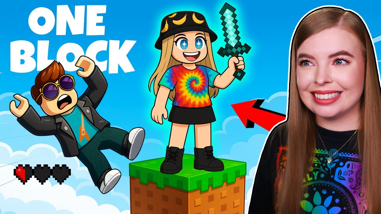 100 DNI NA JEDNYM BLOKU! 🔥 ROBLOX