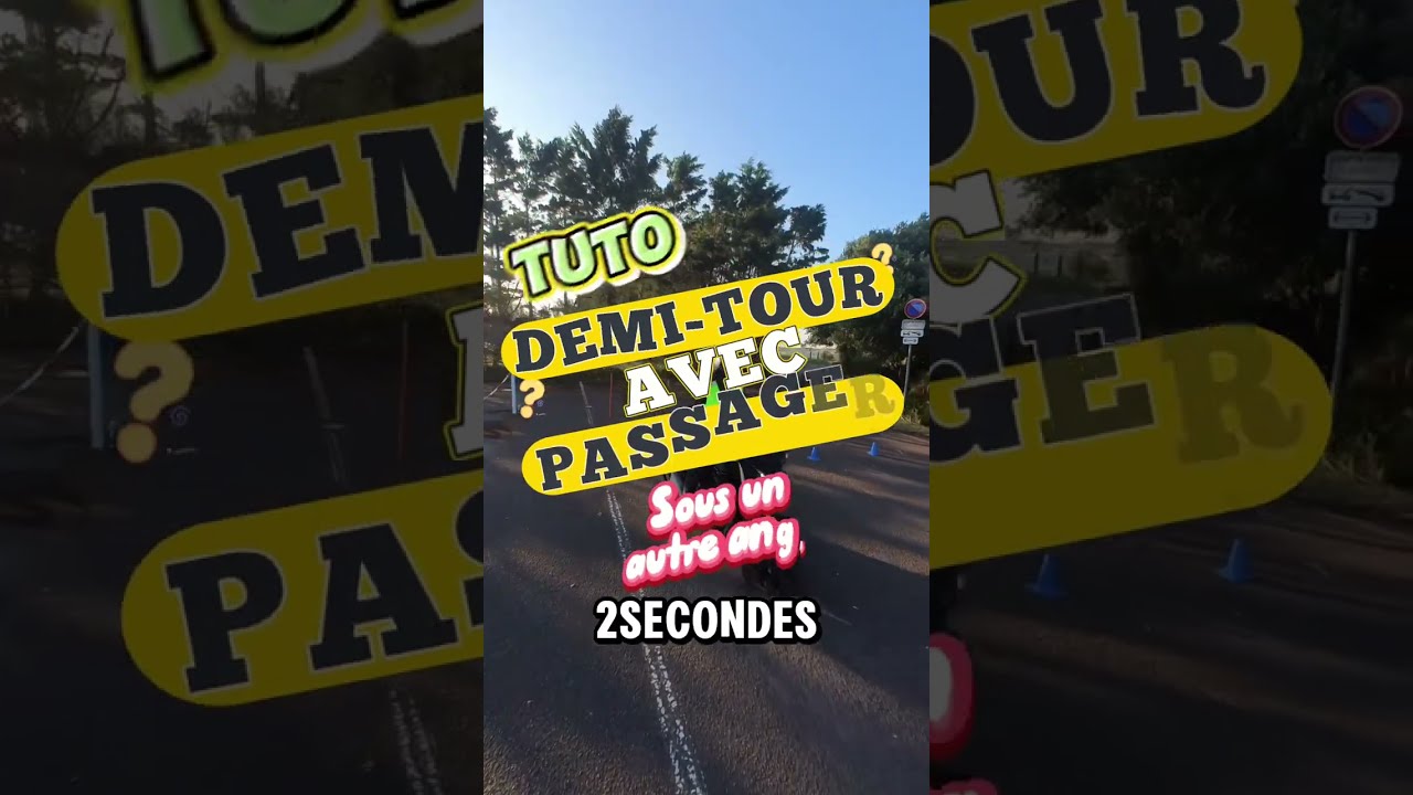 Le demi tour passager sous un autre angle !