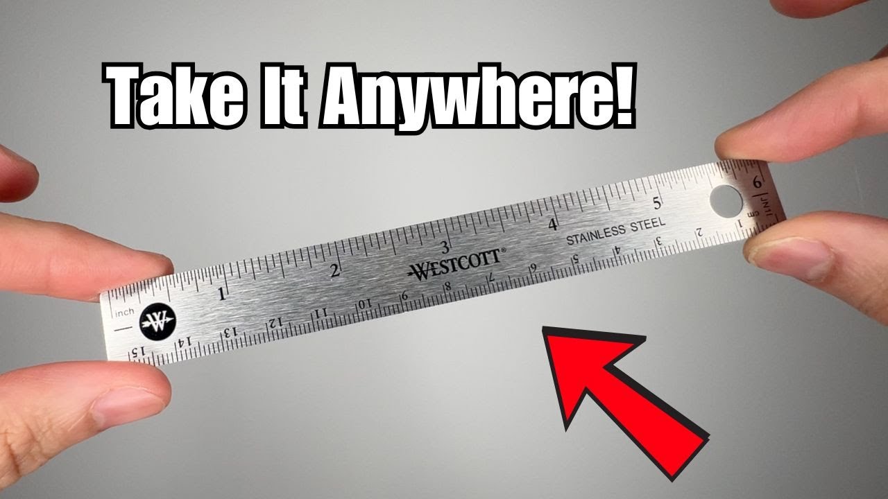 The BEST Travel Ruler! (Westcott 61 inch ruler)