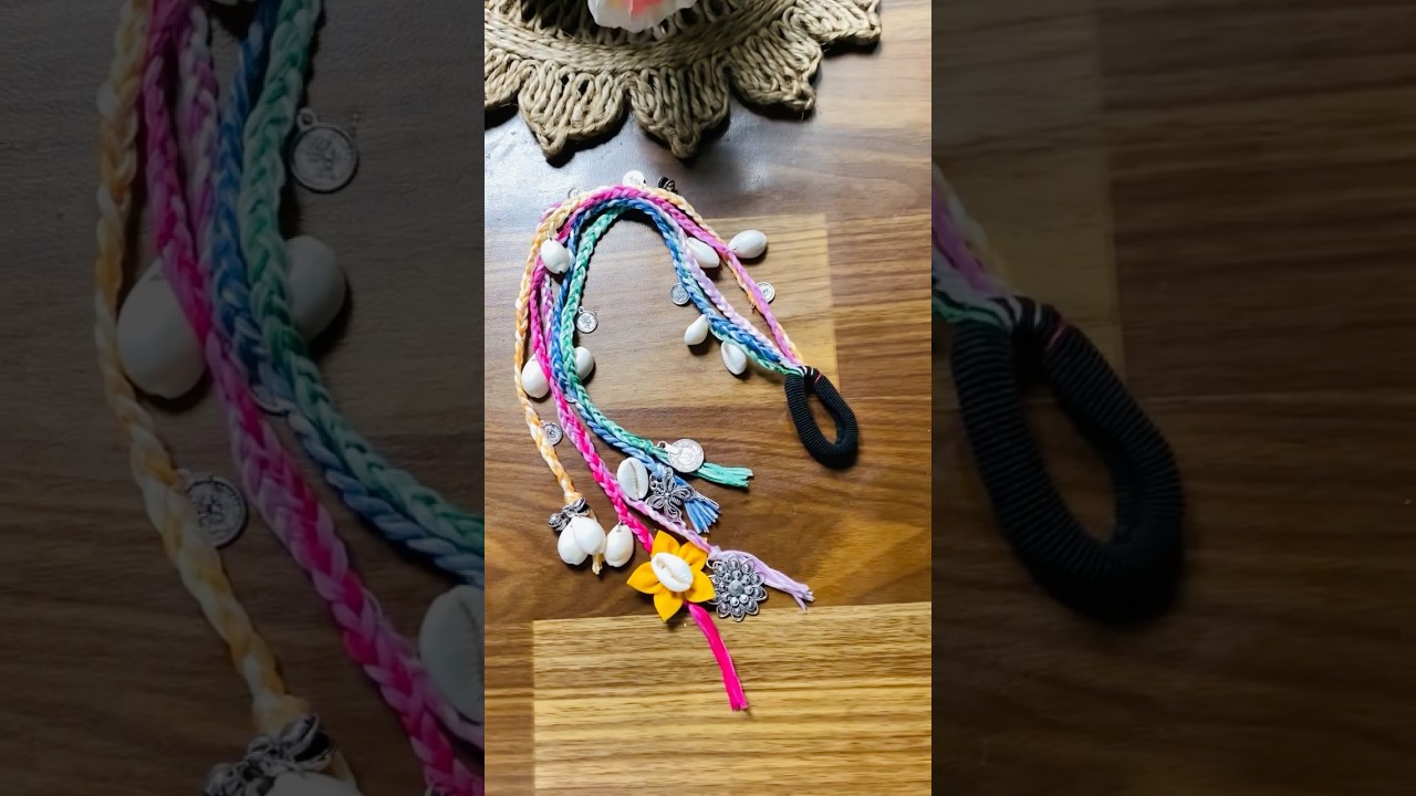 Boho-Hair Accessories❤️ #new #diy #craft #handmadejewelry #hairaccessories #making #boho #bohobraid