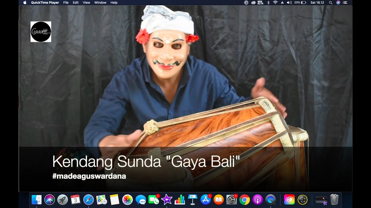 Gamelan Mulut- Kendang Bali bercinta dg Kendang Sunda. Man Kenyung