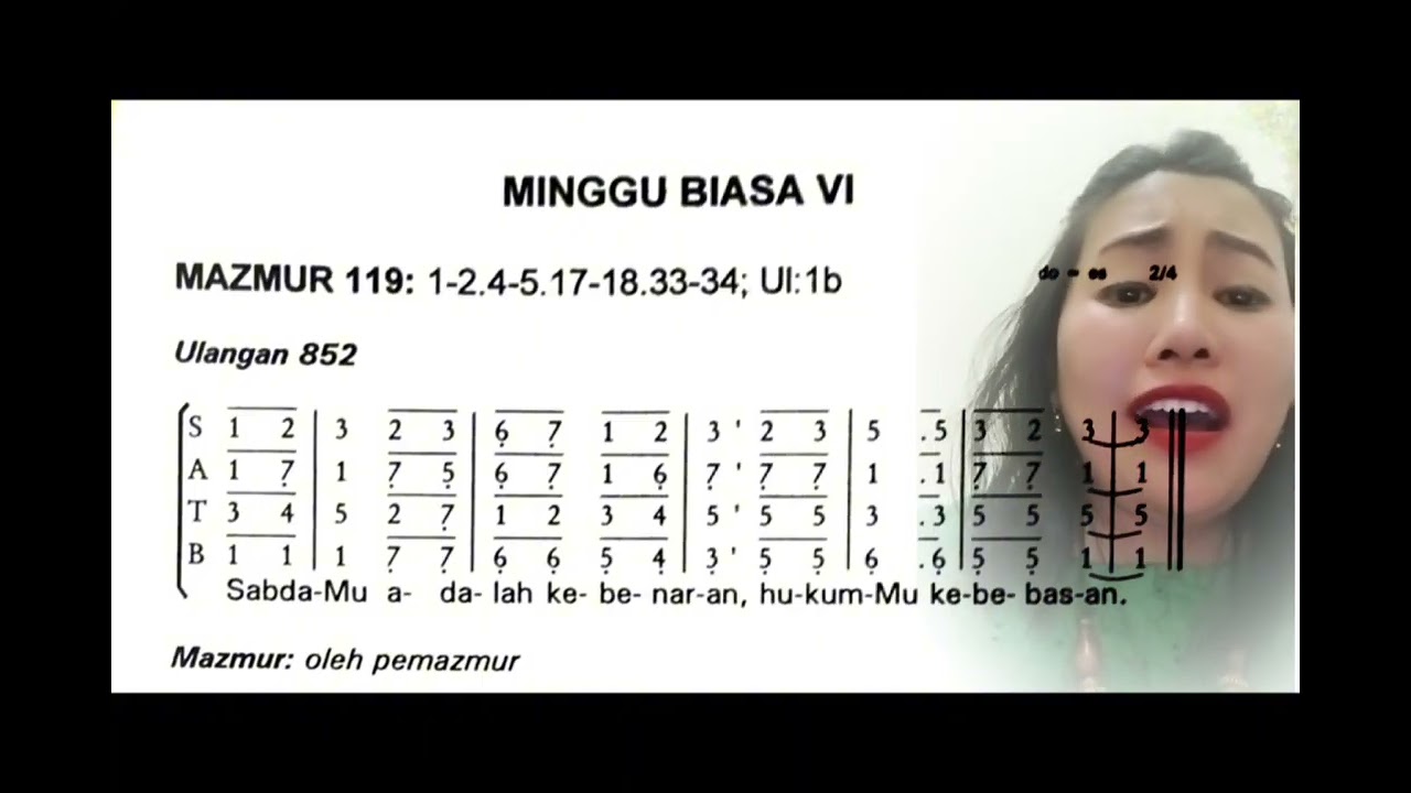 Mazmur Tanggapan 15 Februari 2026