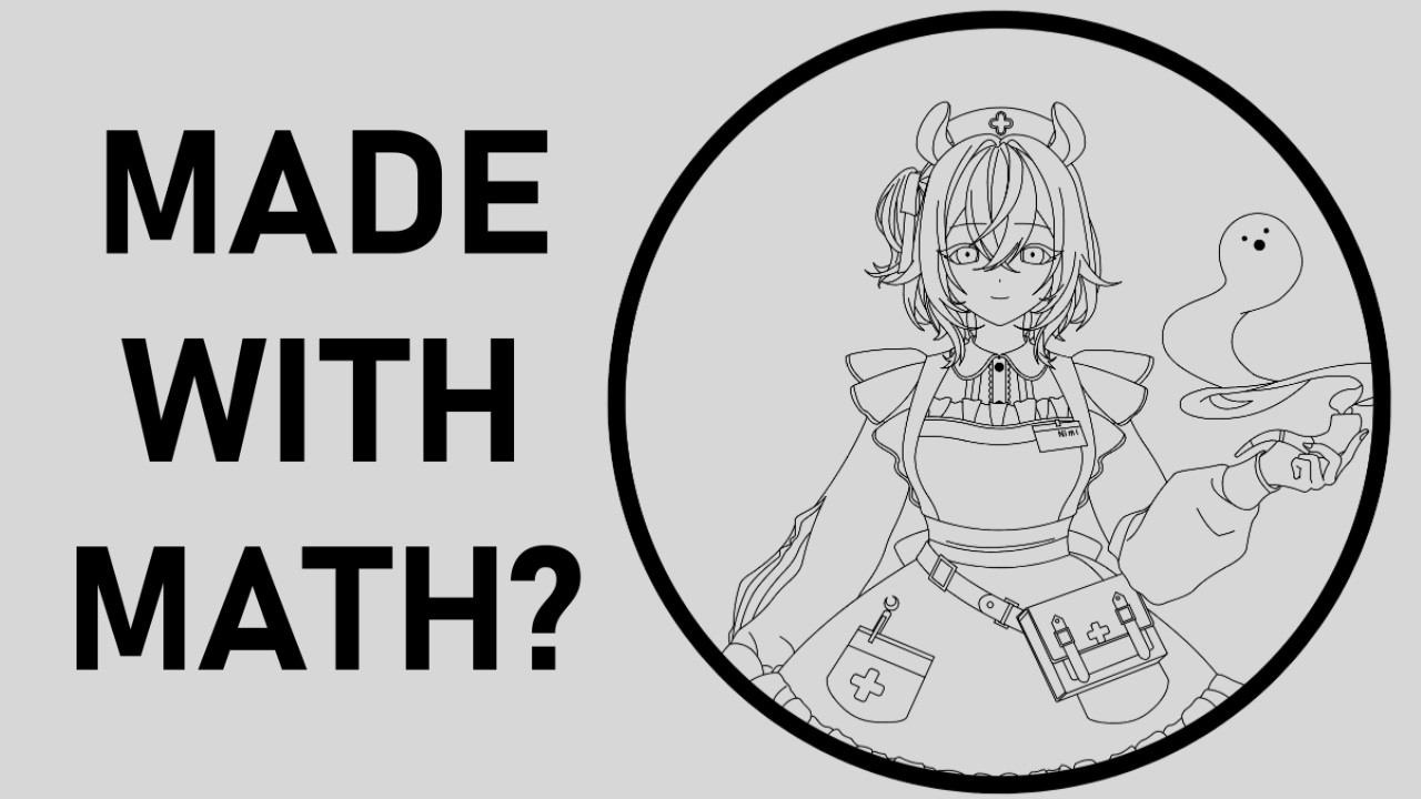 I drew Nimi Nightmare using only math