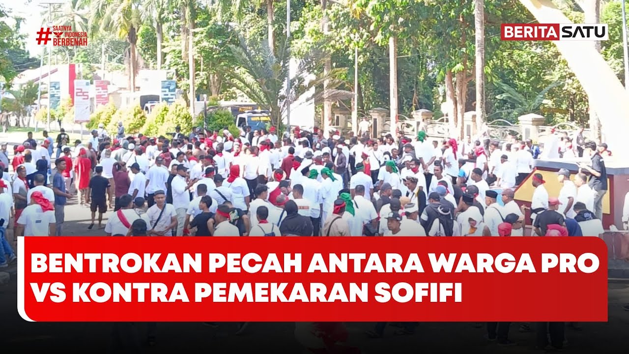 Bentrokan Pecah Antara Warga Pro vs Kontra Pemekaran Sofifi #Beritasatu