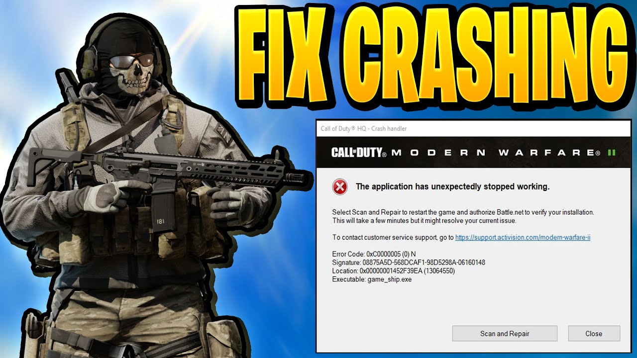 EASILY FIX MODERN WARFARE 2 CRASHING
